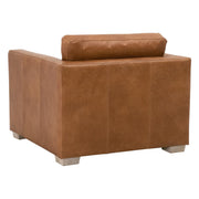 Essentials For Living Hayden Taper Arm Sofa Chair ~ Whiskey Brown Top Grain Leather
