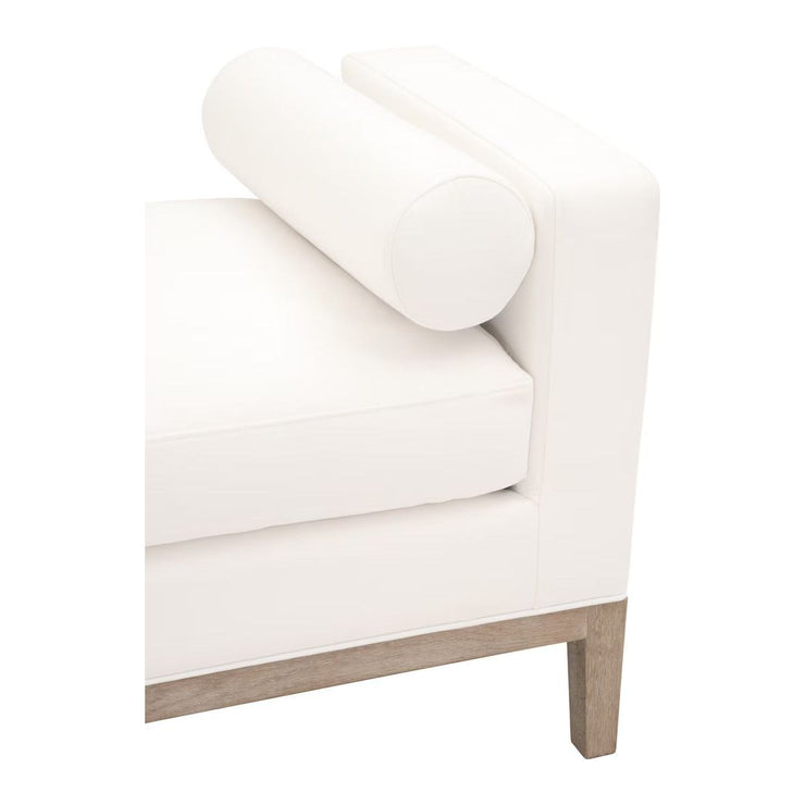 Essentials For Living Keaton Upholstered Bench ~ LiveSmart Peyton-Pearl