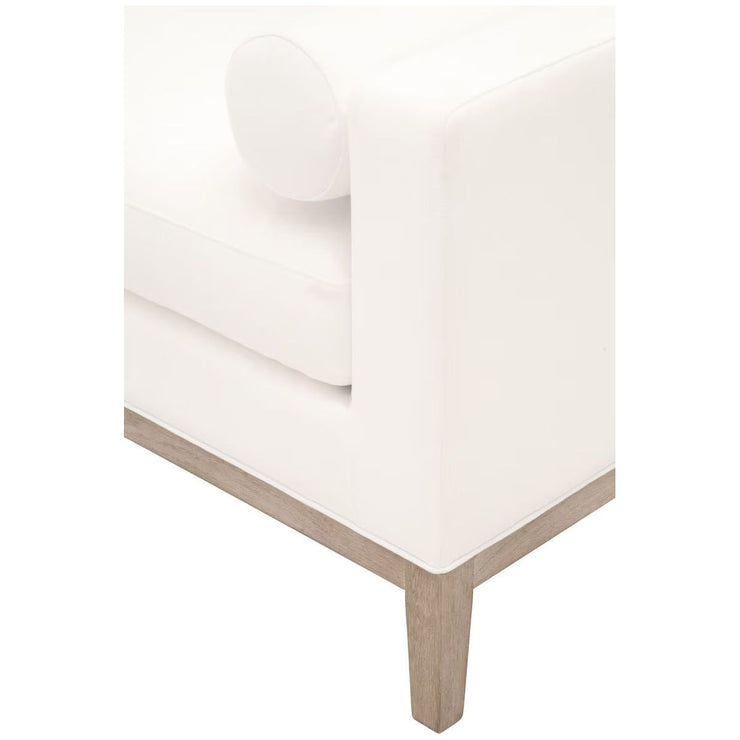 Essentials For Living Keaton Upholstered Bench ~ LiveSmart Peyton-Pearl
