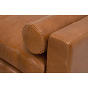 Essentials For Living Keaton Upholstered Bench ~ Whiskey Brown Top Grain Leather