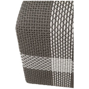 Essentials For Living Cross Accent Cube~ Dove Flat Rope, White Speckle Stripe