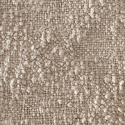 Anaya Home Cozy Cotton Beige Boucle Lumbar Pillow 14x20 With Down Insert