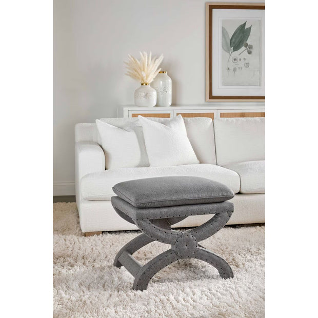 Essentials For Living Gaston Ottoman ~ Earl Gray