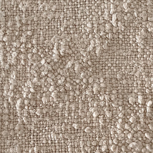 Anaya Home Cozy Cotton Beige Boucle Euro Pillow 26x26 With Down Insert