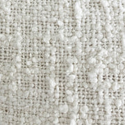 Anaya Home Cozy Cotton White Boucle Euro Pillow 26x26 With Down Insert