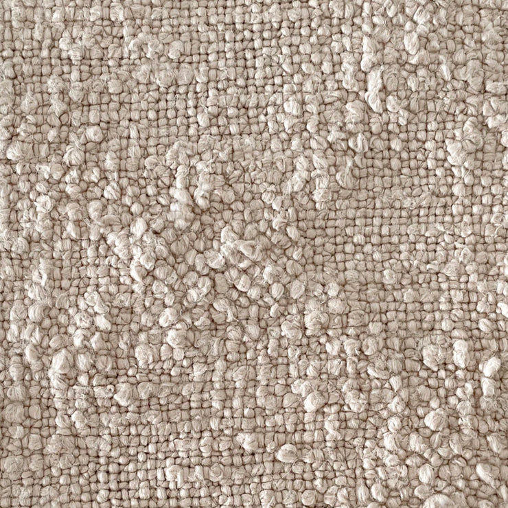 Anaya Home Cozy Cotton Beige Boucle Dutch Euro Pillow 28x36 With Down Insert