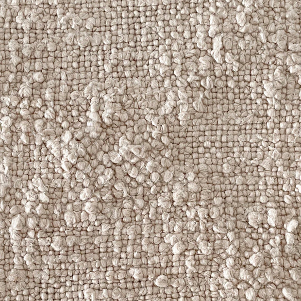 Anaya Home Cozy Cotton Beige Boucle Body Pillow With Down Alternative Insert