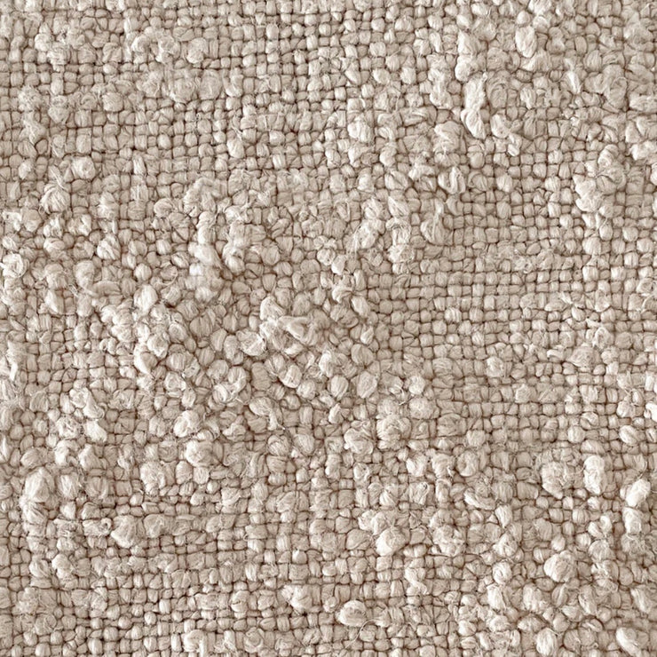 Anaya Home Cozy Cotton Beige Boucle Body Pillow With Down Alternative Insert