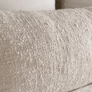 Anaya Home Cozy Cotton Beige Boucle Body Pillow With Down Alternative Insert