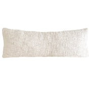 Anaya Home Cozy Cotton White Boucle Body Pillow With Down Alternative Insert