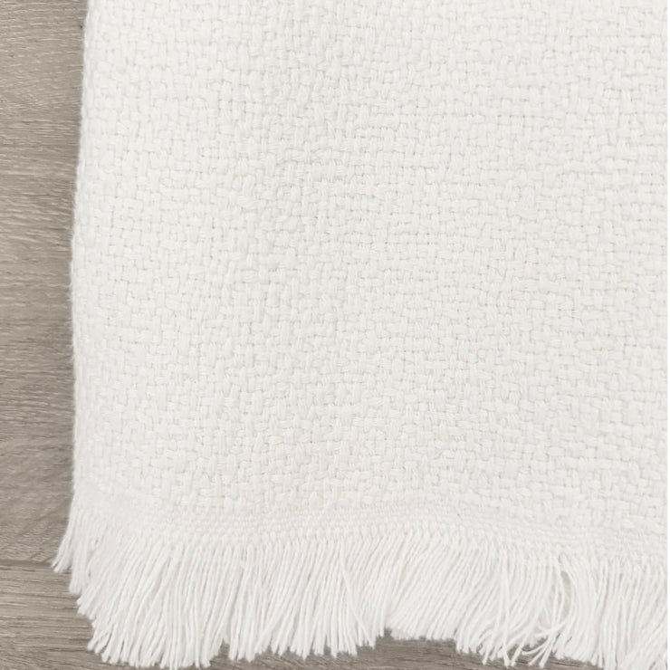 Anaya Home Blissful Bamboo White Throw
