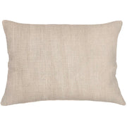 Anaya Home So Soft Linen Warm Beige Lumbar Pillow 14x20 With Down Insert