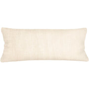 Anaya Home So Soft Linen Ivory Lumbar Pillow 14x40 With Down Insert