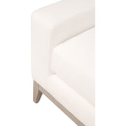 Essentials For Living Vienna 96” Track Arm Sofa ~ LiveSmart Peyton-Pearl With Natural Gray Oak