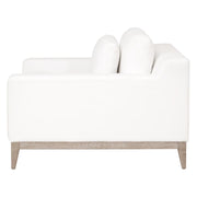 Essentials For Living Vienna Track Arm Sofa Chair ~ LiveSmart Peyton-Pearl With Natural Gray Oak
