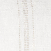 Anaya Home So Soft Linen White With Beige Stripes Pillow 13x30 With Down Insert