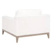 Essentials For Living Vienna Track Arm Sofa Chair ~ LiveSmart Peyton-Pearl With Natural Gray Oak