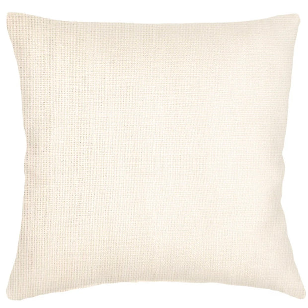 Anaya Home So Soft Linen Ivory Pillow 20x20 With Down Insert