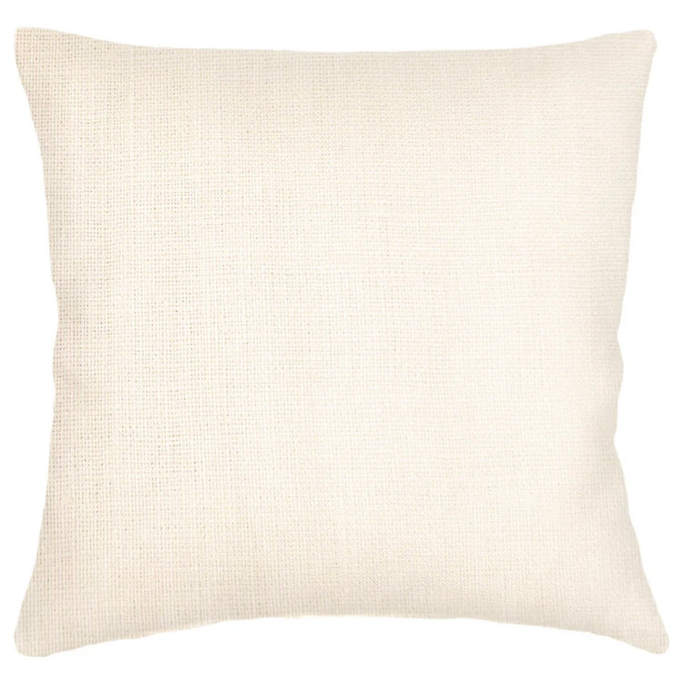 Anaya Home So Soft Linen Ivory Pillow 20x20 With Down Insert