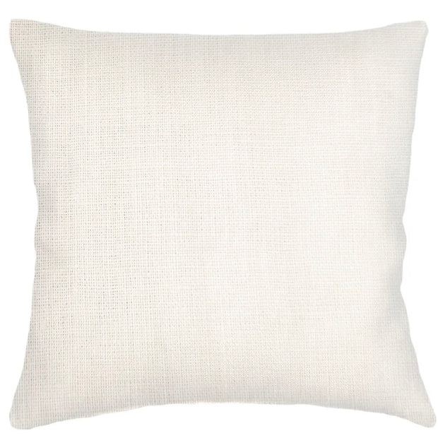 Anaya Home So Soft Linen Natural White Pillow 20x20 With Down Insert