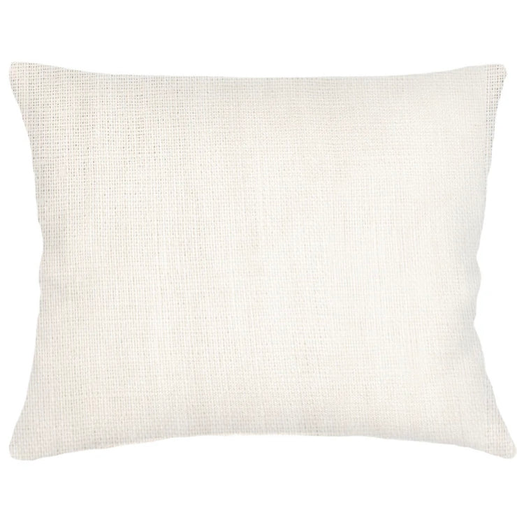 Anaya Home So Soft Linen Natural White Dutch Euro Pillow 28x36 With Down Insert