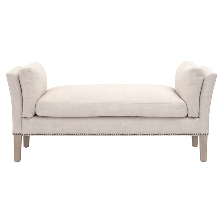 Essentials For Living Warner Bench ~ Performance Bisque French Linen
