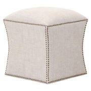Essentials For Living York Ottoman ~ Performance Bisque French Linen
