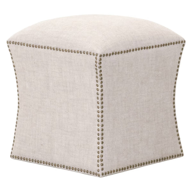 Essentials For Living York Ottoman ~ Performance Bisque French Linen