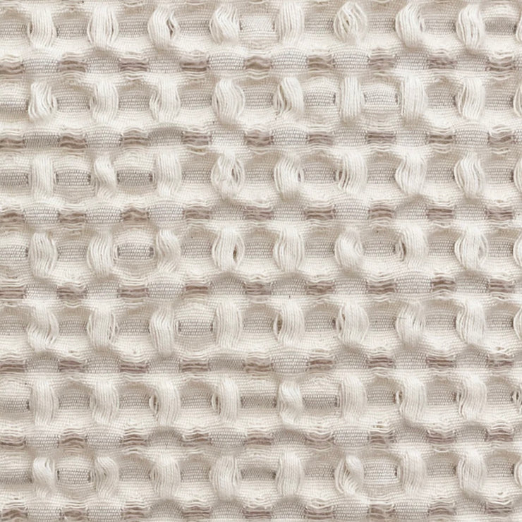 Anaya Home Cool Cotton Beige Waffle Weave Pillow 14x40 With Down Insert