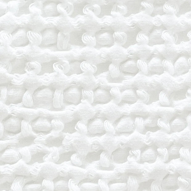 Anaya Home Cool Cotton White Waffle Weave Pillow 14x40 With Down Insert