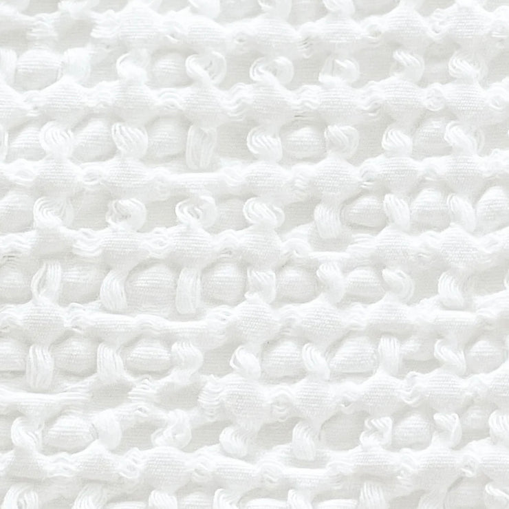 Anaya Home Cool Cotton White Waffle Weave Body Pillow With Down Alternative Insert