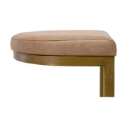 Essentials For Living Cresta Counter Stool ~ Ivanhoe Toast With Brushed Gold Frame