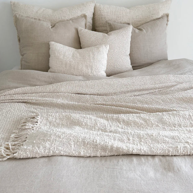 Anaya Home So Soft Linen Duvet Cover Available in Queen and King Sizes