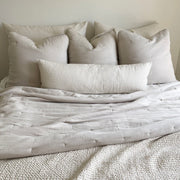 Anaya Home Easy Cotton Beige Gauze Quilt and Pillow Sham Set Available in Queen and King Sizes