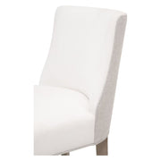 Essentials For Living Duet Counter Stool ~ LiveSmart Peyton-Pearl, Performance Bisque French Linen With Natural Gray Ash Frame