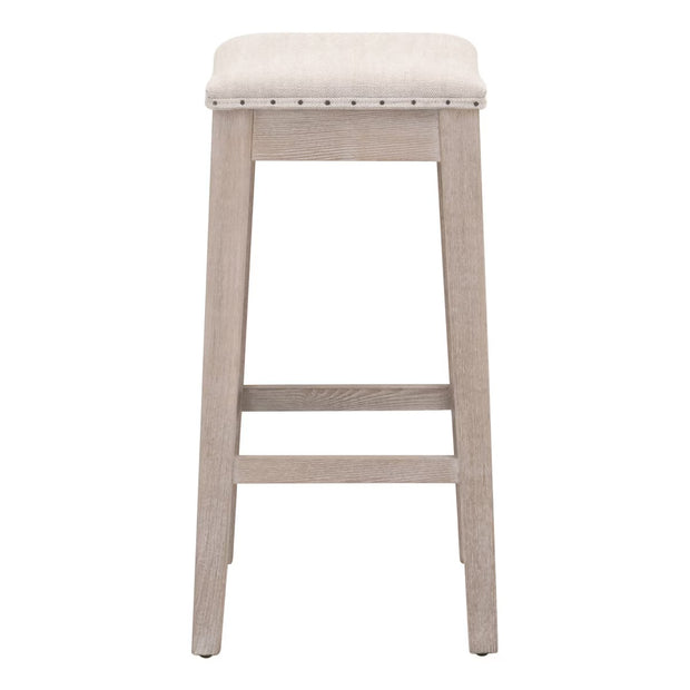 Essentials For Living Harper Counter Stool ~ Performance Bisque French Linen With Natural Gray Ash Frame