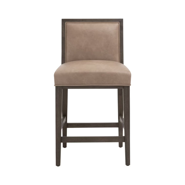 Essentials For Living Martin Counter Stool~ Ivanhoe Toast With Burnished Brown Frame