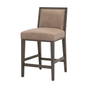 Essentials For Living Martin Counter Stool~ Ivanhoe Toast With Burnished Brown Frame