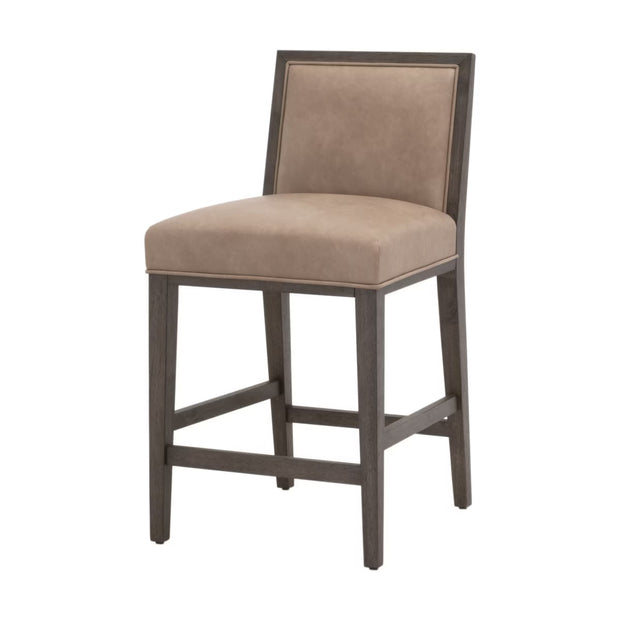 Essentials For Living Martin Counter Stool~ Ivanhoe Toast With Burnished Brown Frame