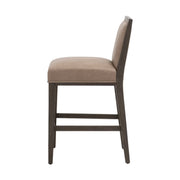 Essentials For Living Martin Counter Stool~ Ivanhoe Toast With Burnished Brown Frame
