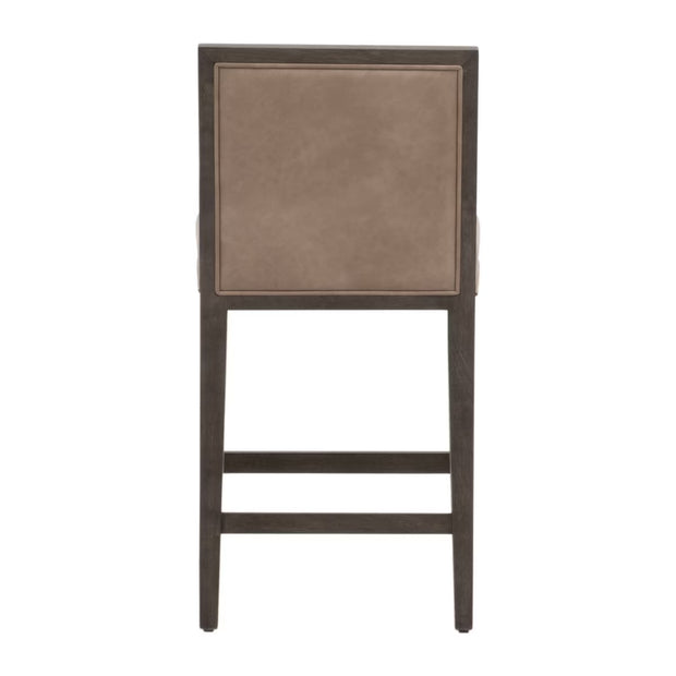 Essentials For Living Martin Counter Stool~ Ivanhoe Toast With Burnished Brown Frame