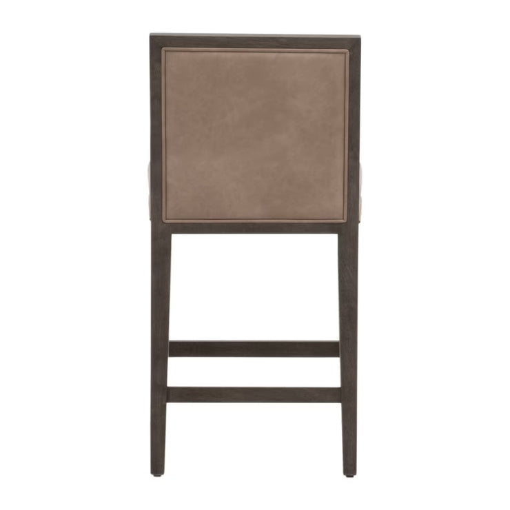 Essentials For Living Martin Counter Stool~ Ivanhoe Toast With Burnished Brown Frame