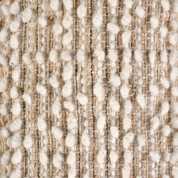 Anaya Home Natural Boucle Handwoven Bench