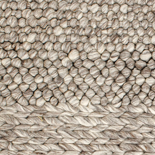 Anaya Home Textured Taupe Handwoven Bench