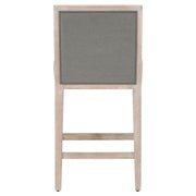 Essentials For Living Martin Counter Stool~ LiveSmart Peyton-Slate With Natural Gray Frame