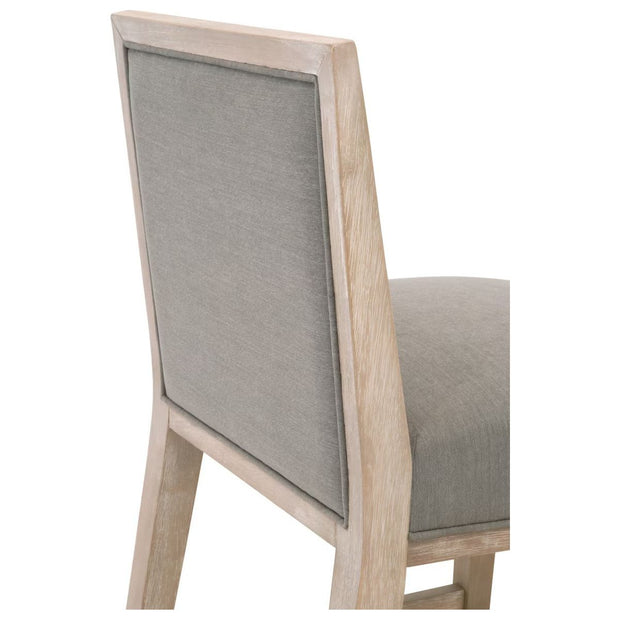Essentials For Living Martin Counter Stool~ LiveSmart Peyton-Slate With Natural Gray Frame