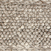 Anaya Home Textured Taupe Oversized Handwoven Stool