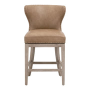 Essentials For Living Milton Swivel Counter Stool ~ Ivanhoe Toast With Natural Gray Ash Frame