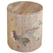 Anaya Home Elegant Floral Storage Side Table