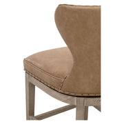 Essentials For Living Milton Swivel Counter Stool ~ Ivanhoe Toast With Natural Gray Ash Frame